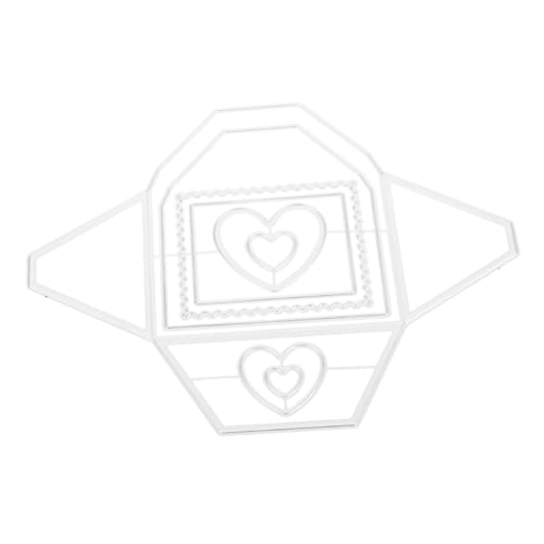Operitacx Stanzform Briefumschlag aus Robustem Carbonstahl Präzise Schneideform für Scrapbooking und DIY Bastelalbum Glatte Kanten Einfache Handhabung Langlebiges Metall für Kartengestaltung von Operitacx