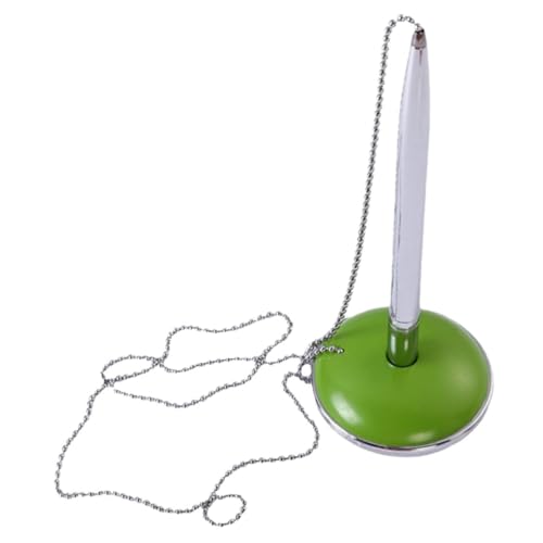Operitacx Stift unterschreiben Ketten Stift mit Kette Form Stifte Kugelschreiber Tisch stehender Stift tischfester Signaturstift Tragenresistente Stift Stehender Design-Stift Plastik Grün Operitacx Stift unterschreiben Ketten Stift mit Kette Form Stifte Kugelschreiber Tisch stehender Stift tischfester Signaturstift Tragenresistente Stift Stehender Design-Stift Plastik Grün von Operitacx