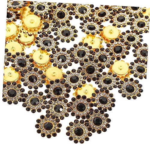 Operitacx Strassknöpfe Blumenrondell Diy Schmuckzubehör Flache Strasssteine für Bastelarbeiten Mehrschichtige für Projekte und Accessoires Operitacx Strassknöpfe Blumenrondell Diy Schmuckzubehör Flache Strasssteine für Bastelarbeiten Mehrschichtige für Projekte und Accessoires von Operitacx
