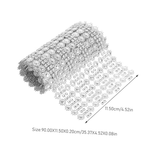 Operitacx Strasssteinbesetztes Verschleißfestes Zuschneidbares Blumen Diamant Mesh Band für Kleidung Dekor DIY Bastelverzierung für Hochzeit Party Accessoires Operitacx Strasssteinbesetztes Verschleißfestes Zuschneidbares Blumen Diamant Mesh Band für Kleidung Dekor DIY Bastelverzierung für Hochzeit Party Accessoires von Operitacx