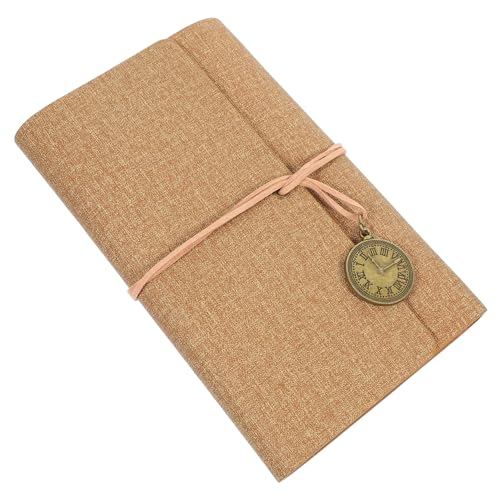 Operitacx Taschenuhrbuch Notizblock Planer Täglich Notizbuch Planen Sie Die Aufzeichnung Von Notizblöcken Buch Planen Kunstleder Khaki von Operitacx