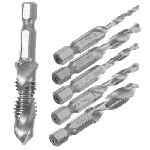 Operitacx Teiliges Hochgeschwindigkeitsstahl Bohrer Multifunktionale Spiralbohrer für Bohren Gewindeschneiden Verschleißfest und Langlebig Geeignet Operitacx Teiliges Hochgeschwindigkeitsstahl Bohrer Multifunktionale Spiralbohrer für Bohren Gewindeschneiden Verschleißfest und Langlebig Geeignet von Operitacx