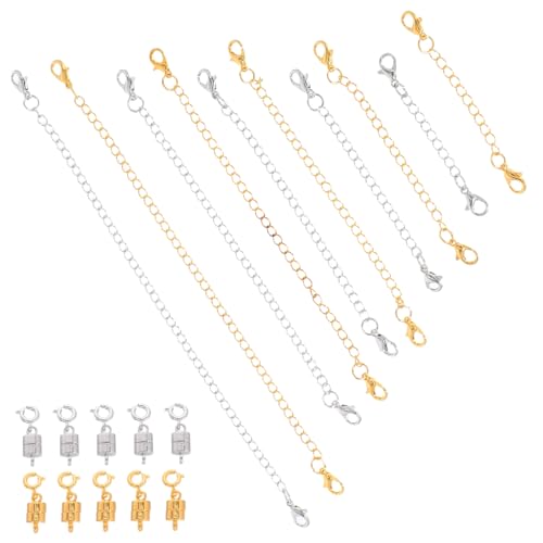 Operitacx Teiliges Kombinationsset mit Verlängerbaren Ketten und Klammern Robuste Magnetverschlüsse für und Armbänder Diy Zubehör für Einzigartigen Schmuck Operitacx Teiliges Kombinationsset mit Verlängerbaren Ketten und Klammern Robuste Magnetverschlüsse für und Armbänder Diy Zubehör für Einzigartigen Schmuck von Operitacx