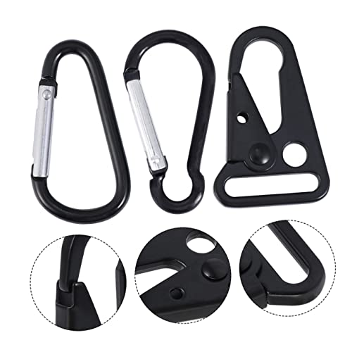 Operitacx Teiliges Set Aluminiumlegierung Hakenverschluss für Vielseitige Anwendungen D Form Olecranon und Hoist Clasp Schwarz Operitacx Teiliges Set Aluminiumlegierung Hakenverschluss für Vielseitige Anwendungen D Form Olecranon und Hoist Clasp Schwarz von Operitacx