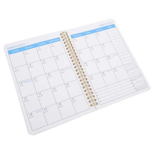 Operitacx Terminplaner Kalender Notizbuch Organizer Tagesplaner Fünf Notizblöcke Undatierter Planer Budget Journal Reiseprojekt Tracker Liste Agenda Tagesplan von Operitacx