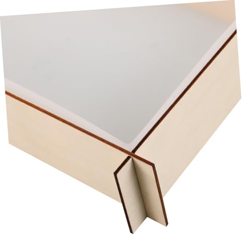 Operitacx Tiefe Flexible Epoxidharz-gießform mit Holzrahmen Vielseitig für DIY Resin-kunst Blumenhaltbarkeit und Geometrische Dekorationen von Operitacx
