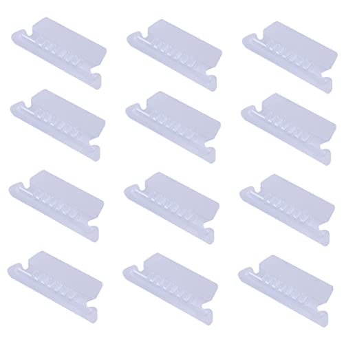 Operitacx Transparent PVC Etikettenclips Multifunktionale Dokumentenhalter für Büro Schule und Shop Einfach zu Verwenden Klare Sichtbarkeit und Kreatives Design von Operitacx