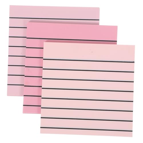 Operitacx Transparente Selbstklebende Multi Function Notizzettel im Farbverlauf Rosa Wasserfest Linierte Memo Sticker für Büro Schule Haushalt Praktisch und Vielseitig Einsetzbar Operitacx Transparente Selbstklebende Multi Function Notizzettel im Farbverlauf Rosa Wasserfest Linierte Memo Sticker für Büro Schule Haushalt Praktisch und Vielseitig Einsetzbar von Operitacx