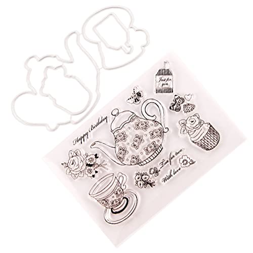 Operitacx Transparentes Diy Schneide Stanzset aus Tpr und Silikon Langlebige Bastel Schablonen mit Blumenmotiv für Scrapbook Fotoalbum Tagebuch und Kreative Geschenkgestaltung von Operitacx