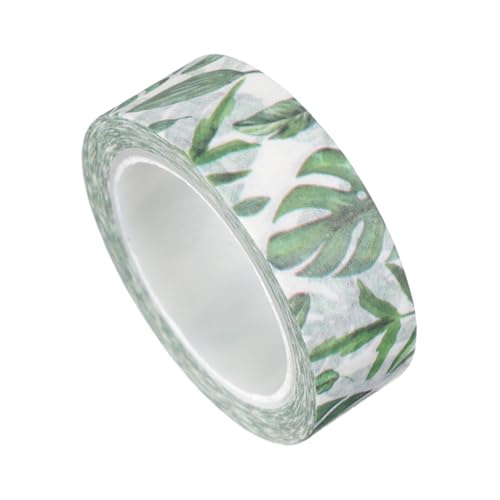 Operitacx Tropisches Pflanzen Washi Tape Klebeband DIY Dekoratives Selbstklebendes Notizbuch klebeband Originelles Bastelpapier für Scrapbooking Planer und Geschenkverpackung von Operitacx