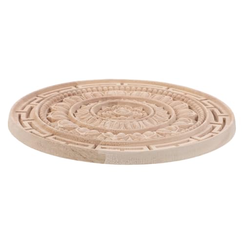 Operitacx Unlackierte Holzapplikation Mandala Blume Holzschnitzerei Onlay Handgeschnitzte Möbel Dekoration Für Schrank Bett Wand Cupboard Wardrobe Dresser Operitacx Unlackierte Holzapplikation Mandala Blume Holzschnitzerei Onlay Handgeschnitzte Möbel Dekoration Für Schrank Bett Wand Cupboard Wardrobe Dresser von Operitacx