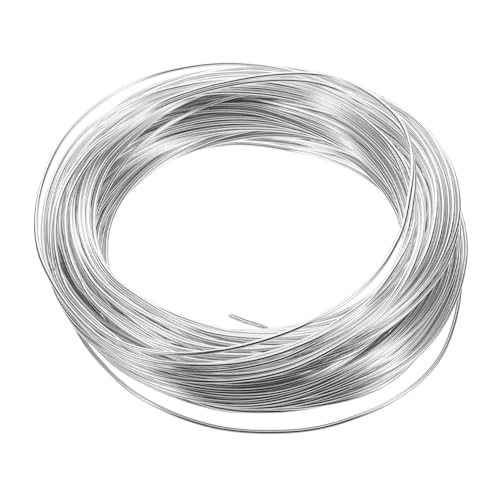 Operitacx Versatile Silber Aluminium Draht für Schmuckherstellung Basteln und Garten Dekoration Biegsamer Handwerksdraht für Kreative Projekte von Operitacx