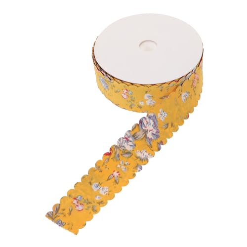 Operitacx Vintage Floral Grosgrain Ribbon Wellenrand Band mit Frühlingshaften Blumenmotiven Stickerei für Diy Haarspangen Hut Accessoires und Dekorationen Operitacx Vintage Floral Grosgrain Ribbon Wellenrand Band mit Frühlingshaften Blumenmotiven Stickerei für Diy Haarspangen Hut Accessoires und Dekorationen von Operitacx
