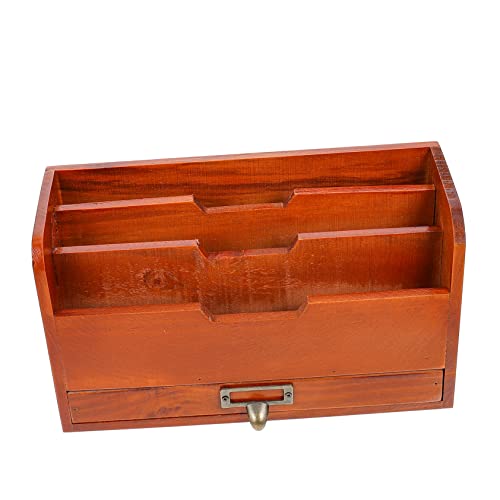 Operitacx Vintage Holz Schreibtisch Organizer mit Schublade Stabile Vielseitiger Aufbewahrungsbehälter für Schmuck Bürobedarf und Kosmetik Praktische Kommode für Zuhause und Büro Operitacx Vintage Holz Schreibtisch Organizer mit Schublade Stabile Vielseitiger Aufbewahrungsbehälter für Schmuck Bürobedarf und Kosmetik Praktische Kommode für Zuhause und Büro von Operitacx