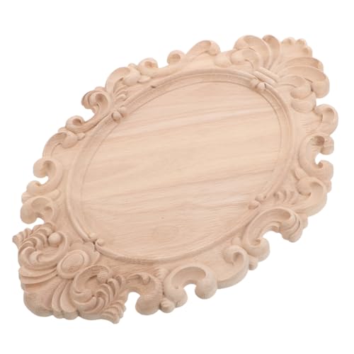 Operitacx Vintage Holzschnitzerei Möbel Applikationen Unlackierte Holzornamente Unfertige Holzverzierung für Schrank Kommode Garderobe Europäischer Stil Dekor Operitacx Vintage Holzschnitzerei Möbel Applikationen Unlackierte Holzornamente Unfertige Holzverzierung für Schrank Kommode Garderobe Europäischer Stil Dekor von Operitacx