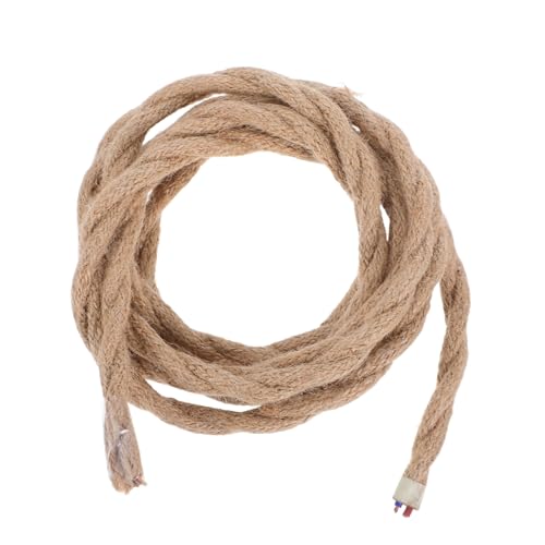 Operitacx Vintage Lampen Kabel Mm² Gedrehtes Juteseil mit Kupferkern Dekoratives Stromkabel für Pendelleuchten Wohnzimmer Esszimmer Stabile und Flexible Beleuchtungslösung Operitacx Vintage Lampen Kabel Mm² Gedrehtes Juteseil mit Kupferkern Dekoratives Stromkabel für Pendelleuchten Wohnzimmer Esszimmer Stabile und Flexible Beleuchtungslösung von Operitacx