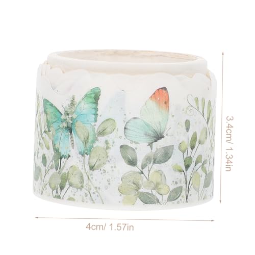 Operitacx Vintage Washi Tape mit Blumenmuster Buntes Klebeband für DIY Scrapbooking Journal Kalender Karten Robust und Lichtbeständig für Kreative Bastelprojekte Operitacx Vintage Washi Tape mit Blumenmuster Buntes Klebeband für DIY Scrapbooking Journal Kalender Karten Robust und Lichtbeständig für Kreative Bastelprojekte von Operitacx