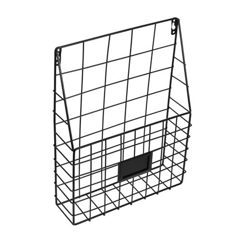 Operitacx Wandmagazinhalter aus Metall Hängender Zeitungsständer Dekorativer Organizer für Dokumente Schwarzes Design für Büro und Zuhause Platzsparend und Stabil Operitacx Wandmagazinhalter aus Metall Hängender Zeitungsständer Dekorativer Organizer für Dokumente Schwarzes Design für Büro und Zuhause Platzsparend und Stabil von Operitacx