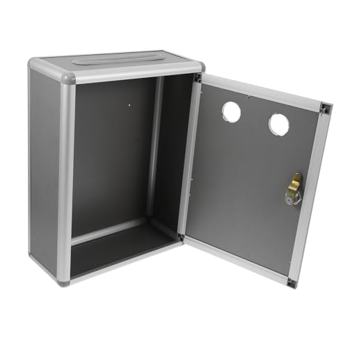Operitacx Wandmontierte Vorschlagsbox aus Sichere Beschwerde und Briefkasten für und Außenbereich für Meinungsumfragen und Dokumentenablage Operitacx Wandmontierte Vorschlagsbox aus Sichere Beschwerde und Briefkasten für und Außenbereich für Meinungsumfragen und Dokumentenablage von Operitacx