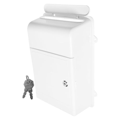 Operitacx Wandmontierter Briefkasten aus Kunststoff und Metall Abschließbare Vorschlags Beschwerdebox mit Großem Fassungsvermögen Multifunktional als Post Wahlurne für Büro und Zuhause Operitacx Wandmontierter Briefkasten aus Kunststoff und Metall Abschließbare Vorschlags Beschwerdebox mit Großem Fassungsvermögen Multifunktional als Post Wahlurne für Büro und Zuhause von Operitacx