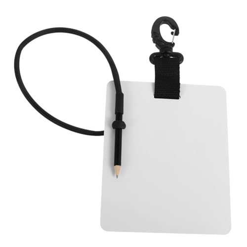 Operitacx Wasserdichte Tauchtafel mit Drehclip und Bleistift Flache Schreiboberfläche für Unterwasserkommunikation Praktisches Schreibbrett für Taucher und Schnorchler Robustes Tauchzubehör Operitacx Wasserdichte Tauchtafel mit Drehclip und Bleistift Flache Schreiboberfläche für Unterwasserkommunikation Praktisches Schreibbrett für Taucher und Schnorchler Robustes Tauchzubehör von Operitacx