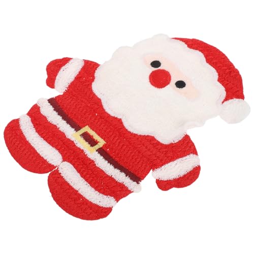 Operitacx Weihnachtsmann Stickerei Aufnäher Große Weihnachts Patches für Kleidung Taschen und Hüte Einfach Anzubringen für Diy Projekte und Festliche Dekoration von Operitacx