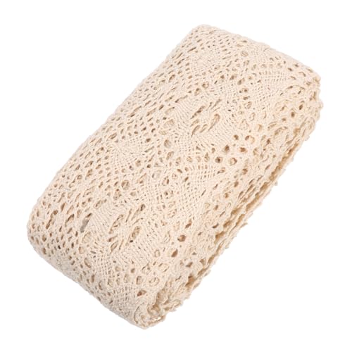 Operitacx handgefertigte Spitze Baumwollspitzenverkleidung. Spitzenbesatz im Vintage-Stil gehäkelt Spitze nähen Vintage -Kantenspitzenverkleidung Spitzenband Spitzenstoff Baumwollfaden Beige Operitacx handgefertigte Spitze Baumwollspitzenverkleidung. Spitzenbesatz im Vintage-Stil gehäkelt Spitze nähen Vintage -Kantenspitzenverkleidung Spitzenband Spitzenstoff Baumwollfaden Beige von Operitacx