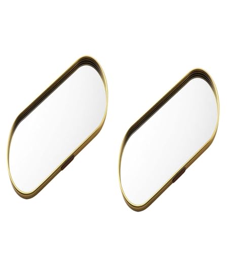 2 Stück verspiegeltes Schminktablett aus Netzstoff – glitzerndes Schminktablett, dekoratives verspiegeltes Tablett, Parfüm, Make-up, Kerzentablett, eleganter Badezimmer-Organizer für Parfüm, Make-up, von Opilroyn