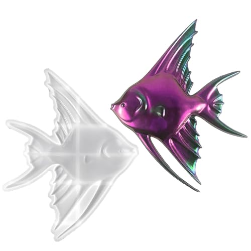 3D Tier-Silikonform - Silikonfischform, 3D Harzgussform | Epoxidharz-Anhänger für Wanddekoration, halb-stereoskopische Schwalbenfisch-Handwerksform für Skulpturen, Themen-Hauskunst-Display 3D Tier-Silikonform - Silikonfischform, 3D Harzgussform | Epoxidharz-Anhänger für Wanddekoration, halb-stereoskopische Schwalbenfisch-Handwerksform für Skulpturen, Themen-Hauskunst-Display von Opilroyn