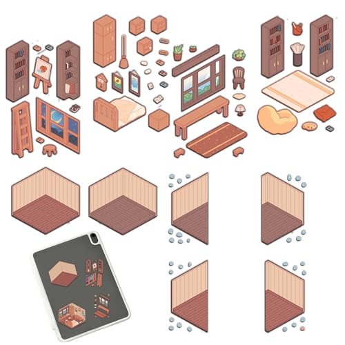 Aufkleber für Zuhause, 8 Cartoon-Aufkleber-Szenen für Sammelalben, Dekorationen für Planer, Erstellen Sie Szenen aus Ihrem Zimmer für Allev Aufkleber für Zuhause, 8 Cartoon-Aufkleber-Szenen für Sammelalben, Dekorationen für Planer, Erstellen Sie Szenen aus Ihrem Zimmer für Allev von Opilroyn
