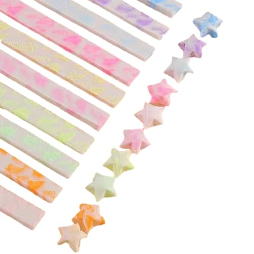 Bastelsterne Streifen - Sternstücke, Glücksstern - Tragbare Papierstreifen, die im Dunkeln leuchten für Requisiten, Weihnachtsdekorationen, Mater Bastelsterne Streifen - Sternstücke, Glücksstern - Tragbare Papierstreifen, die im Dunkeln leuchten für Requisiten, Weihnachtsdekorationen, Mater von Opilroyn