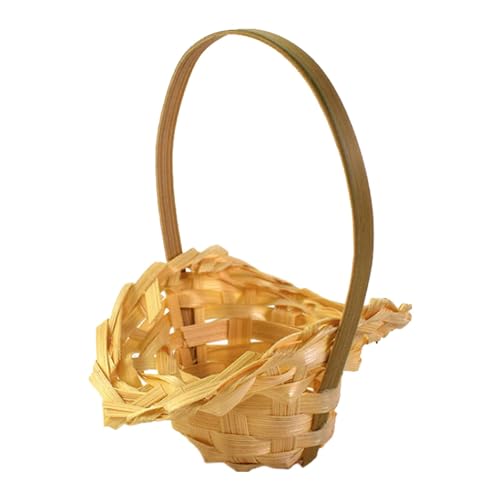 Blumenkörbe für Blumenmädchen, Hochzeitskorb für Blumenmädchen, rustikaler handgewebter Blumenkorb für Hochzeit, tragbare und elegante Aufbewahrungsbox für verschiedene Tischartikel, für s Blumenkörbe für Blumenmädchen, Hochzeitskorb für Blumenmädchen, rustikaler handgewebter Blumenkorb für Hochzeit, tragbare und elegante Aufbewahrungsbox für verschiedene Tischartikel, für s von Opilroyn