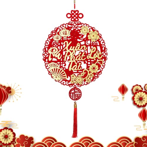 Chinesische Neujahrsdekorationen | Rotes Neujahrsdekoration Frühlingsfest Dekorationen – Glückscharakter Dekoration Kreative dekorative Ornamente für Zuhause Unternehmen Geschäfte Chinesische Neujahrsdekorationen | Rotes Neujahrsdekoration Frühlingsfest Dekorationen – Glückscharakter Dekoration Kreative dekorative Ornamente für Zuhause Unternehmen Geschäfte von Opilroyn