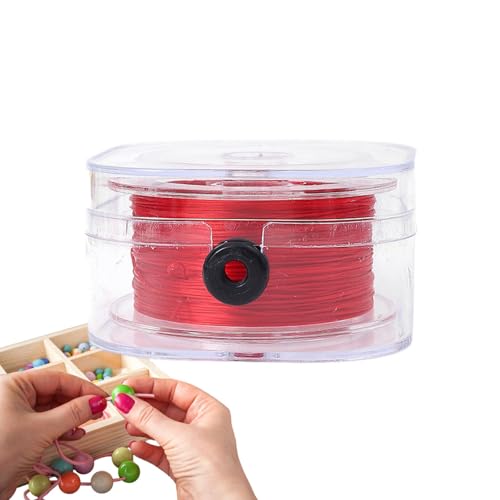 Elastische Schnur für Armbänder, elastische Schnur für Armbänder - Elastisches Armband zum Herstellen von Seilen in einer Box | Bequeme Perlenschnur zum Herstellen von Schmuck, Perlen, Nähen von Opilroyn
