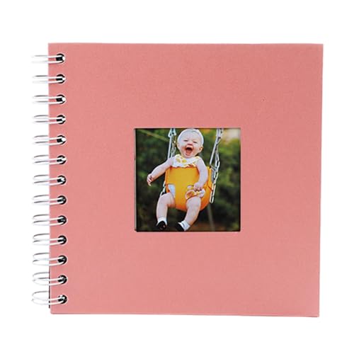 Fotoalbum, Sammelalbum, mit Leinen überzogen, 16,7 x 16,7 cm, mit weißen Seiten, Hardcover – Reisen, Hochzeit, Gedenk-Fotoalbum Brynen 40 Seiten, Scr Journal Fotoalbum, Sammelalbum, mit Leinen überzogen, 16,7 x 16,7 cm, mit weißen Seiten, Hardcover – Reisen, Hochzeit, Gedenk-Fotoalbum Brynen 40 Seiten, Scr Journal von Opilroyn