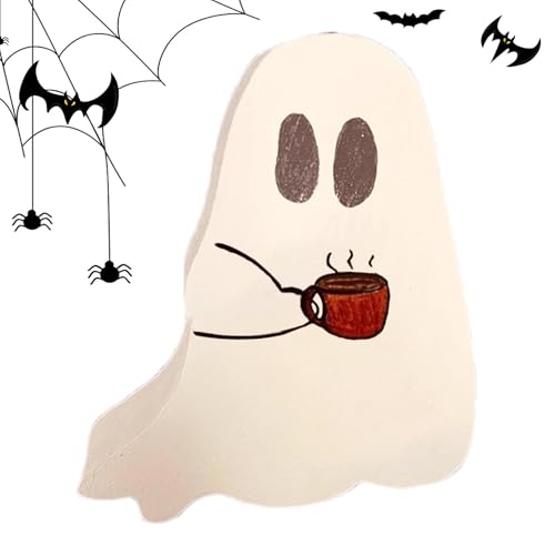 Halloween-Dekorationen, Geisterholz, Halloween-Geister-Holzdekorationen, niedliche Geister-Schilder, rustikale abgestufte Tablett, Schreibtisch-Dekorationen, Innenbereich, Bauernhaus, niedliche Halloween-Dekorationen, Geisterholz, Halloween-Geister-Holzdekorationen, niedliche Geister-Schilder, rustikale abgestufte Tablett, Schreibtisch-Dekorationen, Innenbereich, Bauernhaus, niedliche von Opilroyn