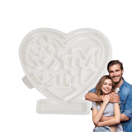 Herzform Silikonformen, Herzform für Harz Gießform Epoxidharz Gießformen Harz Formen für Valentinstag Home Decoration Formen Formen Formen Herzform Silikonformen, Herzform für Harz Gießform Epoxidharz Gießformen Harz Formen für Valentinstag Home Decoration Formen Formen Formen von Opilroyn