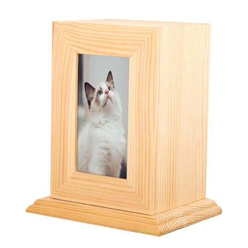 Holz-Tierurnen – Erinnerungsurne für die Einäscherung, Behälter für Tierasche, handgefertigte Holzkiste für Hunde und Katzen | Gedenkbehälter mit Bilderrahmen, personalisierte Erinnerungsurne, Aufbewa Holz-Tierurnen – Erinnerungsurne für die Einäscherung, Behälter für Tierasche, handgefertigte Holzkiste für Hunde und Katzen | Gedenkbehälter mit Bilderrahmen, personalisierte Erinnerungsurne, Aufbewa von Opilroyn