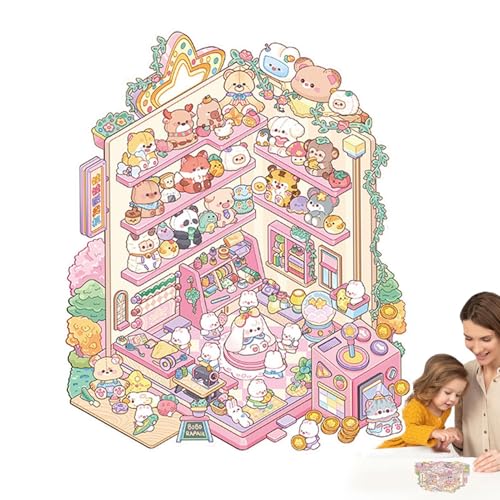 Home Szene Aufkleber, Miniatur Szene Aufkleber | Dreidimensionale Cartoon Thema Aufkleber - Cartoon Szene Aufkleber Kinder Home Decor Aufkleber Home Szene Aufkleber, Miniatur Szene Aufkleber | Dreidimensionale Cartoon Thema Aufkleber - Cartoon Szene Aufkleber Kinder Home Decor Aufkleber von Opilroyn