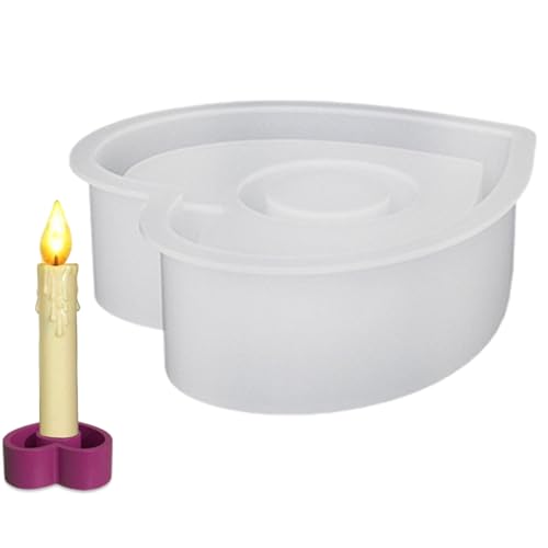 Kerzenständer Silikonformen für Harz, Kerzenhalter Formen, Wiederverwendbare Kerzenhalter Gießformen, Flexible Kerzenherstellung Formen, für Aufbewahrungsboxen, Tischornamente Kerzenständer Silikonformen für Harz, Kerzenhalter Formen, Wiederverwendbare Kerzenhalter Gießformen, Flexible Kerzenherstellung Formen, für Aufbewahrungsboxen, Tischornamente von Opilroyn