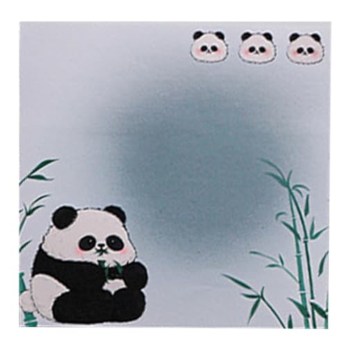Lustige Haftnotizen, niedliche Haftnotizen – Cartoon-Registerkarten Panda Sticky Pads – abnehmbare Notizblöcke mit 50 Blatt – Zubehör für Notizen 8 x 8 cm Lustige Haftnotizen, niedliche Haftnotizen – Cartoon-Registerkarten Panda Sticky Pads – abnehmbare Notizblöcke mit 50 Blatt – Zubehör für Notizen 8 x 8 cm von Opilroyn