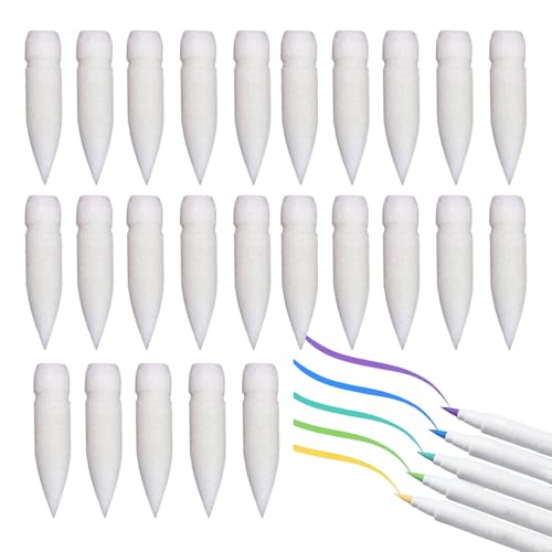 Opilroyn Acrylfarben-Markerspitzen, Set mit 25 Nylon-Markern, Nachfüllspitzen, für Skizzieren, Zeichnen, Kritzeleien, handgeschriebene Notizen Opilroyn Acrylfarben-Markerspitzen, Set mit 25 Nylon-Markern, Nachfüllspitzen, für Skizzieren, Zeichnen, Kritzeleien, handgeschriebene Notizen von Opilroyn