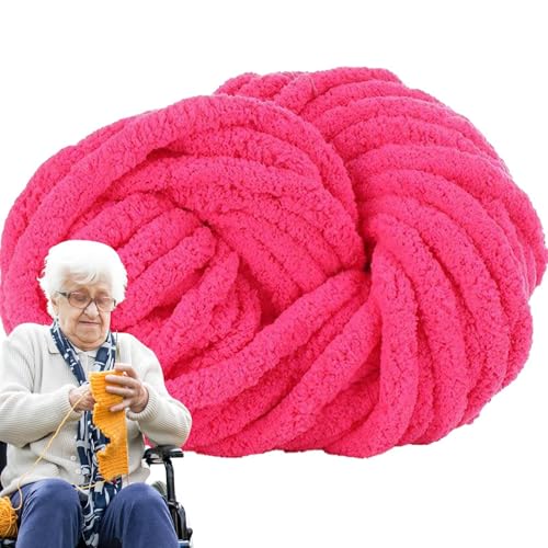 Opilroyn Chenille-Garn, weiches Garn zum Häkeln von Decken, grobes Garn zum Stricken, Handarbeit, Nähzubehör für Schals, Schals, Pullover, Hüte Opilroyn Chenille-Garn, weiches Garn zum Häkeln von Decken, grobes Garn zum Stricken, Handarbeit, Nähzubehör für Schals, Schals, Pullover, Hüte von Opilroyn