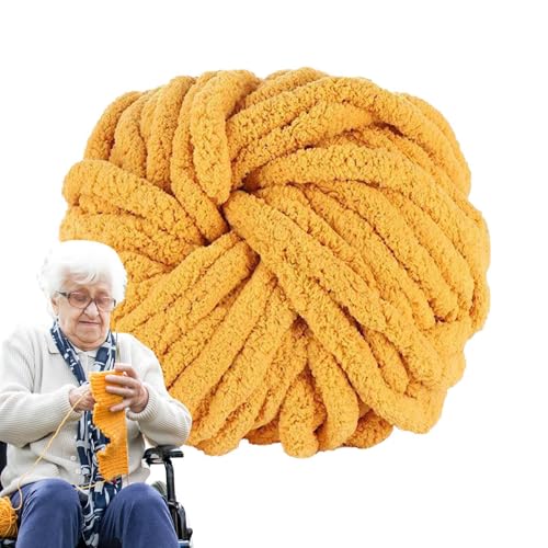 Opilroyn Chenille-Garn – weiches Samtgarn, grobes Garn zum Stricken, Handarbeit, Nähzubehör für Schals, Pullover, Hüte Opilroyn Chenille-Garn – weiches Samtgarn, grobes Garn zum Stricken, Handarbeit, Nähzubehör für Schals, Pullover, Hüte von Opilroyn