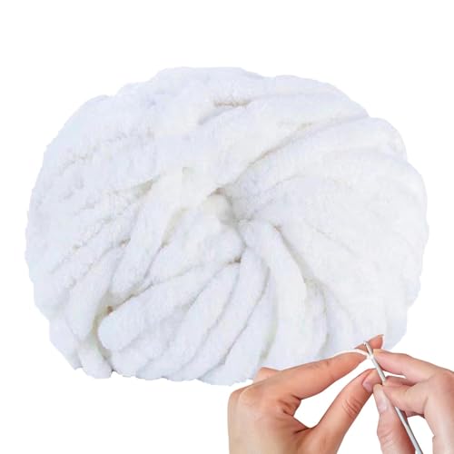 Opilroyn Dickes Chenille-Garn, weiches grobes Häkelgarn – dickes Garn zum Stricken, grobes Garn, weiches Plüschgarn, Kunsthandwerk, Nähzubehör für Schals, Pullover, Hüte, Decken Opilroyn Dickes Chenille-Garn, weiches grobes Häkelgarn – dickes Garn zum Stricken, grobes Garn, weiches Plüschgarn, Kunsthandwerk, Nähzubehör für Schals, Pullover, Hüte, Decken von Opilroyn