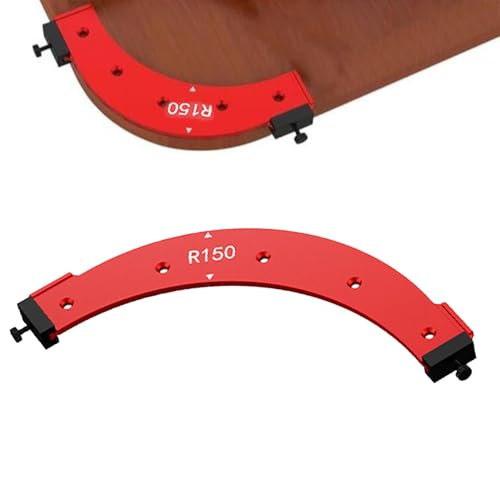 Opilroyn Eckradius-Routing-Schablone, robuste Aluminium-Legierung, hochpräzise Frässchablone, Radiusvorlagen für verbesserte Handwerkskunst Opilroyn Eckradius-Routing-Schablone, robuste Aluminium-Legierung, hochpräzise Frässchablone, Radiusvorlagen für verbesserte Handwerkskunst von Opilroyn