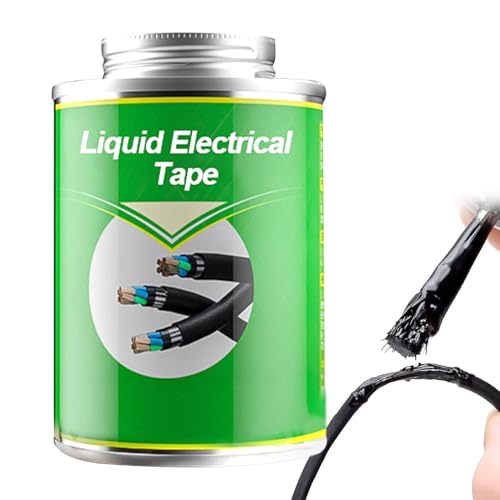 Opilroyn Elektrisches Klebeband, flüssiger Isolierkleber, elektrisches Dichtungsband, flüssigkeitsisolierend, elektrisch, wasserdicht, flüssig, isolierend, hohe Temperaturen, Isolkleber von Opilroyn