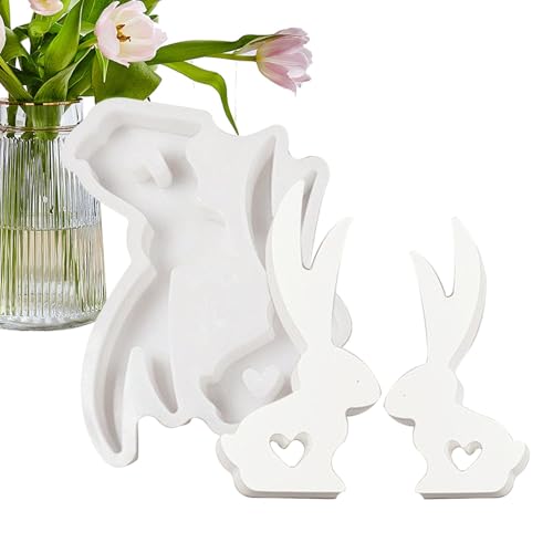 Opilroyn Hasenförmige Form | Osterharz-Formen – hohle Herz-Epoxidharz-Formen für Hochzeit, Heimdekoration, Kerzenherstellung Opilroyn Hasenförmige Form | Osterharz-Formen – hohle Herz-Epoxidharz-Formen für Hochzeit, Heimdekoration, Kerzenherstellung von Opilroyn