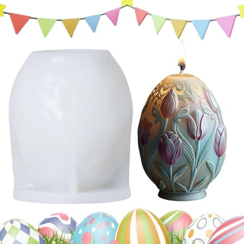 Opilroyn Ostereier-Silikonform – wiederverwendbare Silikon-Kerzenform für Ostern – Frühlingsferien, Heimdekoration, Gipsformen, Kunst, Epoxidharz-Gussform für Anfänger Opilroyn Ostereier-Silikonform – wiederverwendbare Silikon-Kerzenform für Ostern – Frühlingsferien, Heimdekoration, Gipsformen, Kunst, Epoxidharz-Gussform für Anfänger von Opilroyn