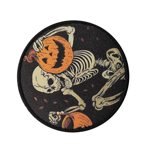 Opilroyn Pumpkins gruseliges Skelett-Aufnäher, Halloween-Kürbis-Skelett, bestickter Aufnäher, saisonaler Urlaub, Bastelbedarf, Partyzubehör für Kleidung, Rucksäcke, Jacken, Jeans, , Hosen Opilroyn Pumpkins gruseliges Skelett-Aufnäher, Halloween-Kürbis-Skelett, bestickter Aufnäher, saisonaler Urlaub, Bastelbedarf, Partyzubehör für Kleidung, Rucksäcke, Jacken, Jeans, , Hosen von Opilroyn